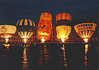 Photo of balloons in Leningrad